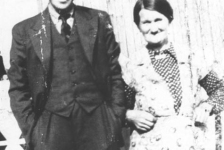 207: Tom Norman and his wife Jane Traverse. (circa 1935-1945) [courtesy of Sadie (Norman) Kerrivan]  - Tom son of Michael Norman &amp;amp; Mary Anne Mulrooney; Jane from Brule